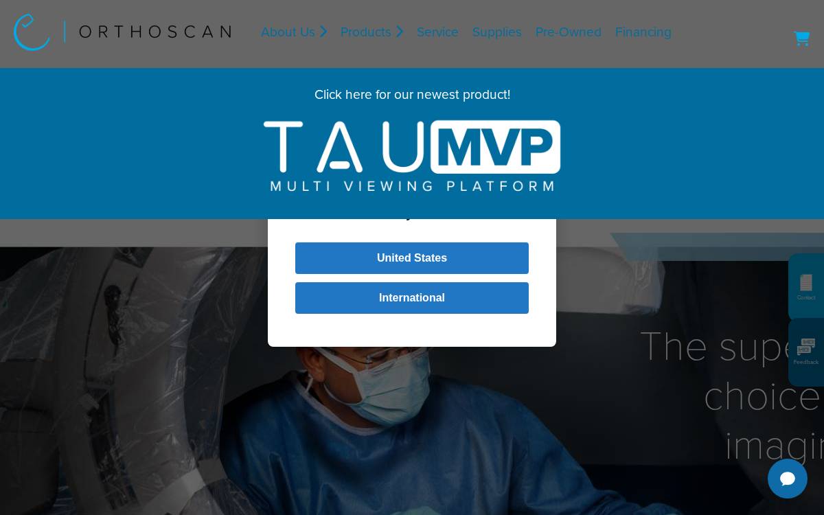 Orthoscan website preview