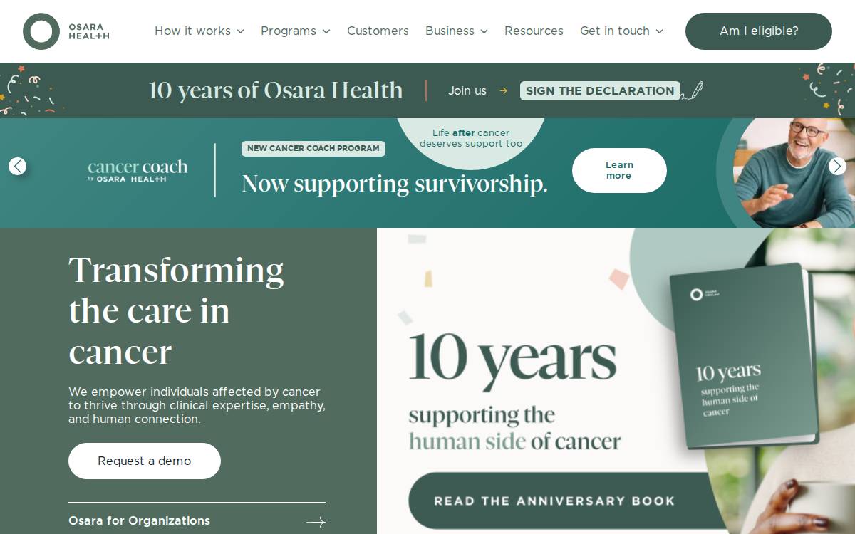 Osara Health website preview