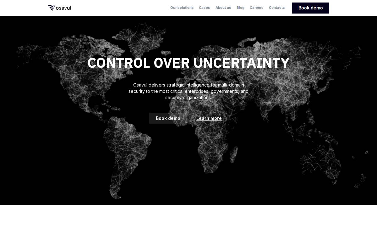 OSavul website preview