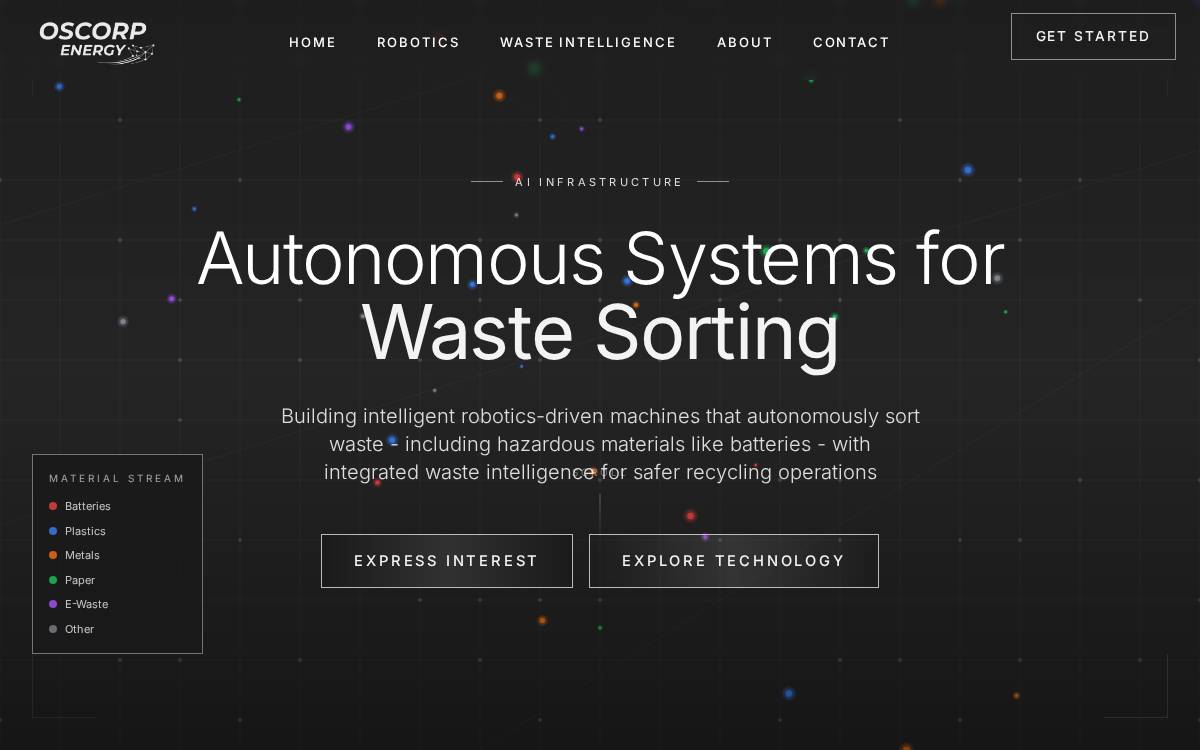Oscorpenergy website preview