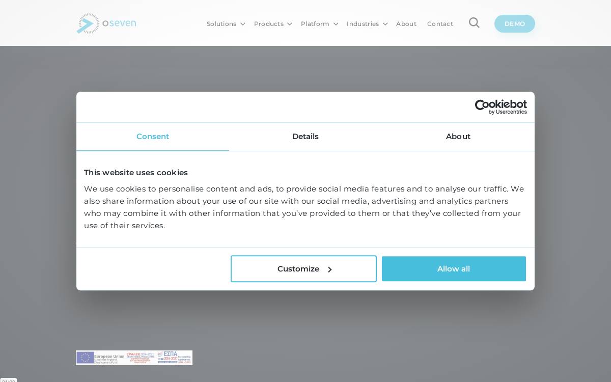 OSeven website preview