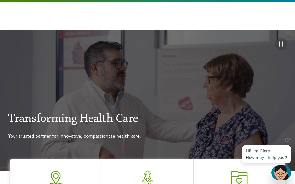 Osfhealthcare website preview