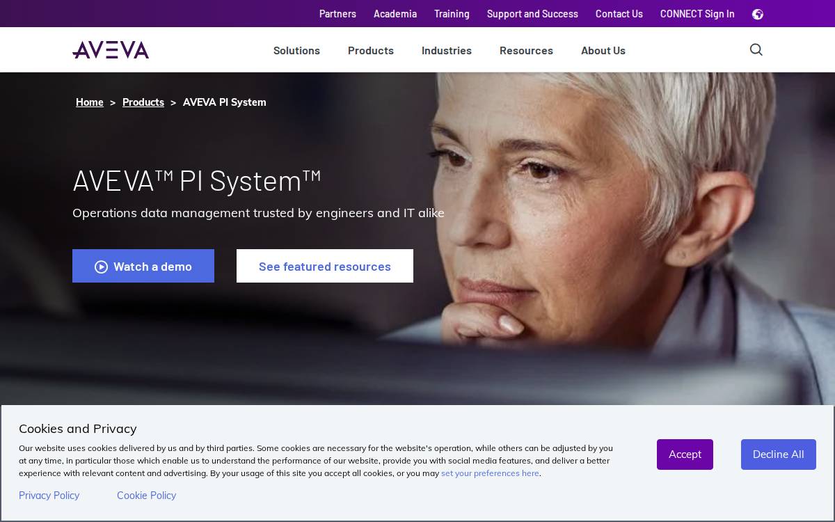 OSIsoft website preview