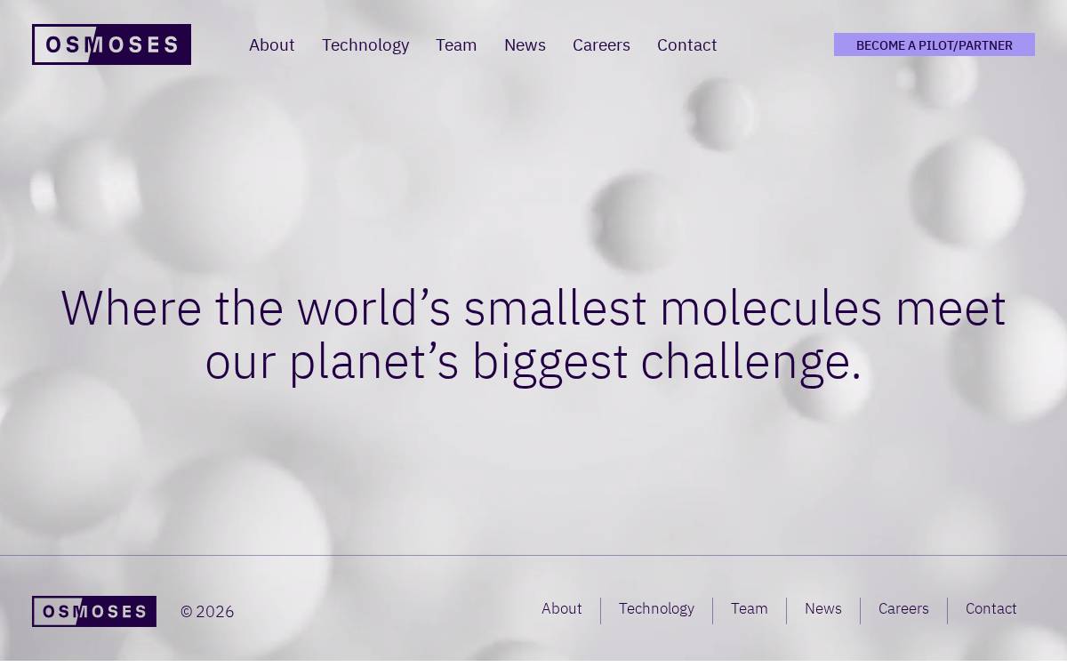 Osmoses website preview