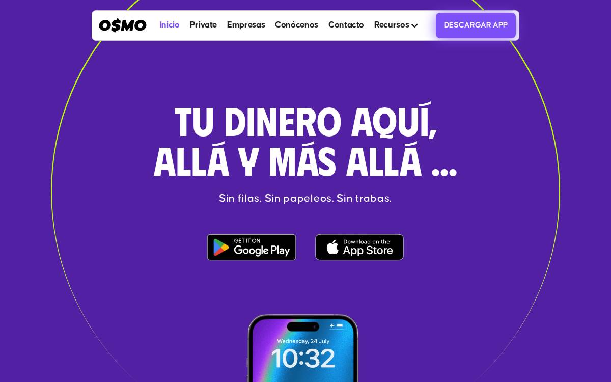 🇸🇻 Osmo website preview
