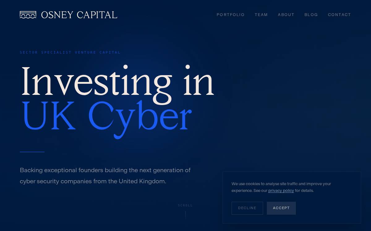 Osney Capital website preview