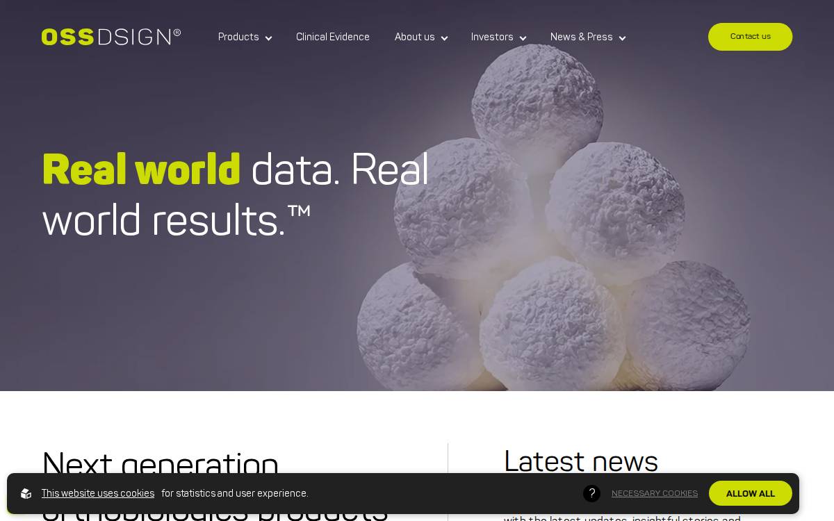 OssDsign website preview