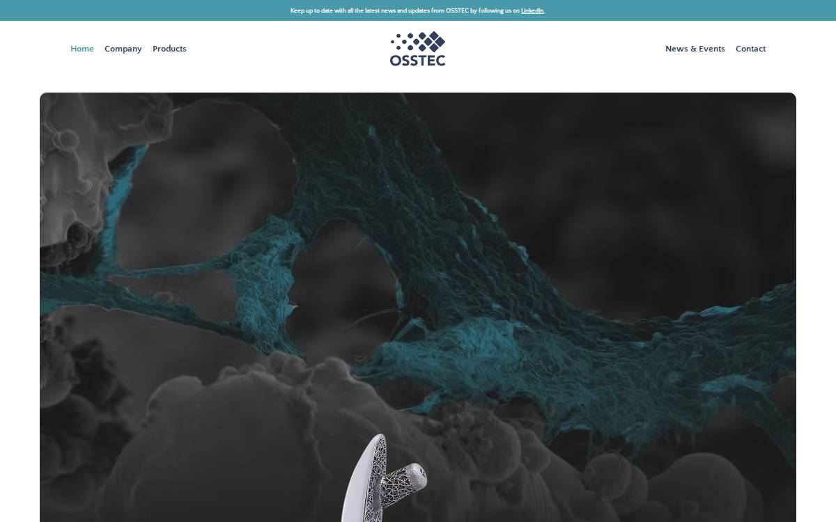 OssTec website preview