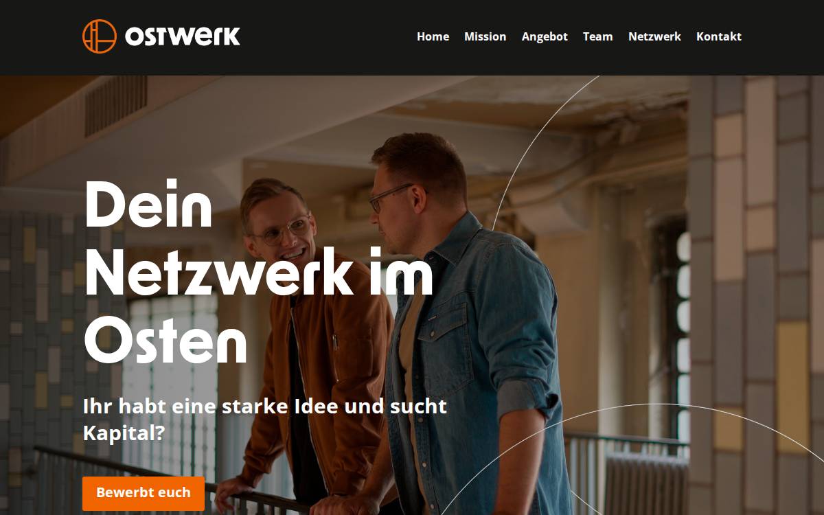 Ost Werk website preview