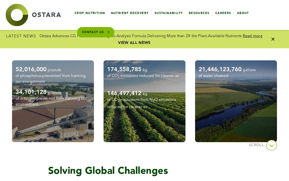 Ostara website preview
