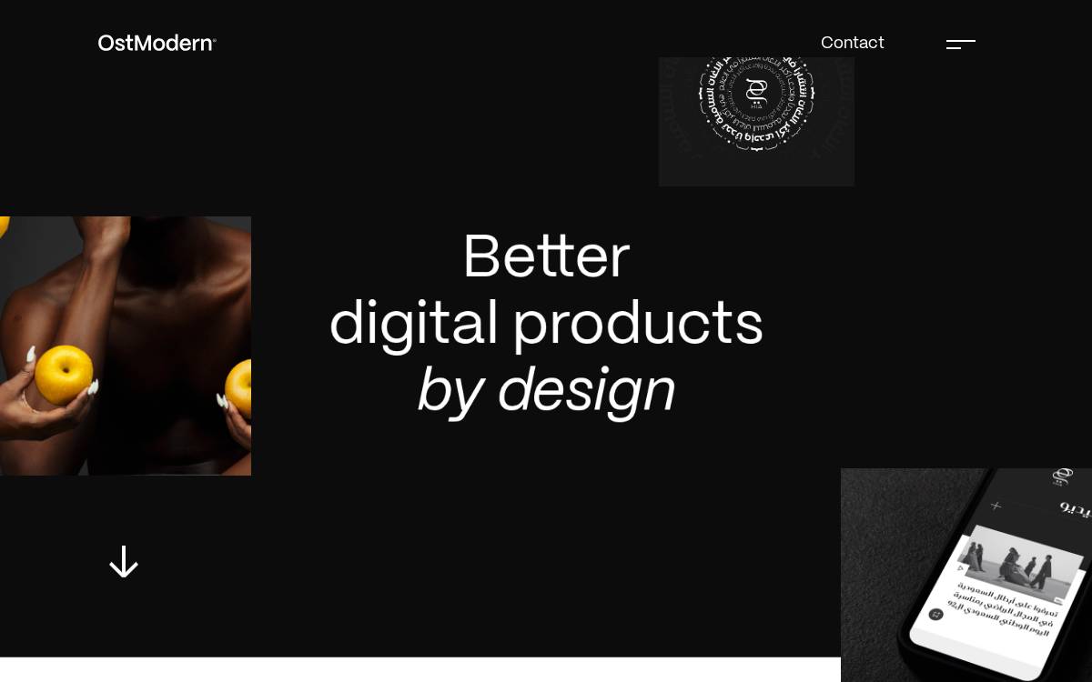 Ostmodern website preview