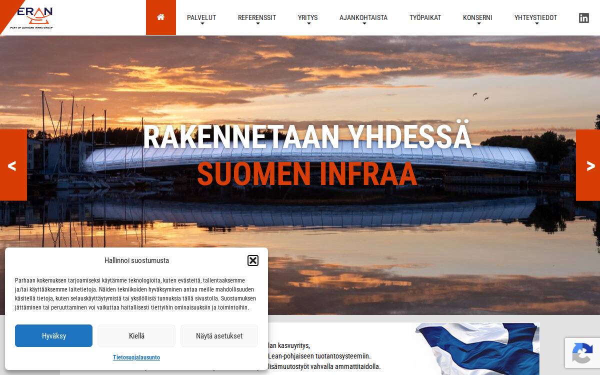 Oteran website preview