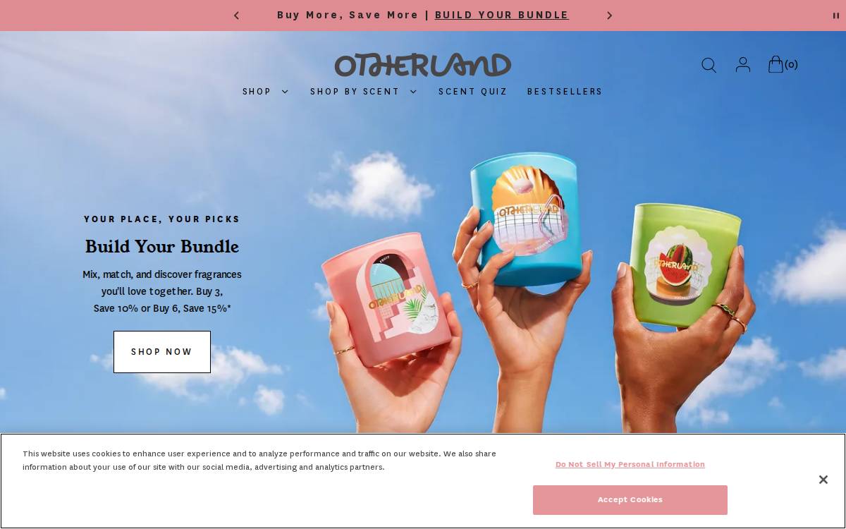 Otherland website preview