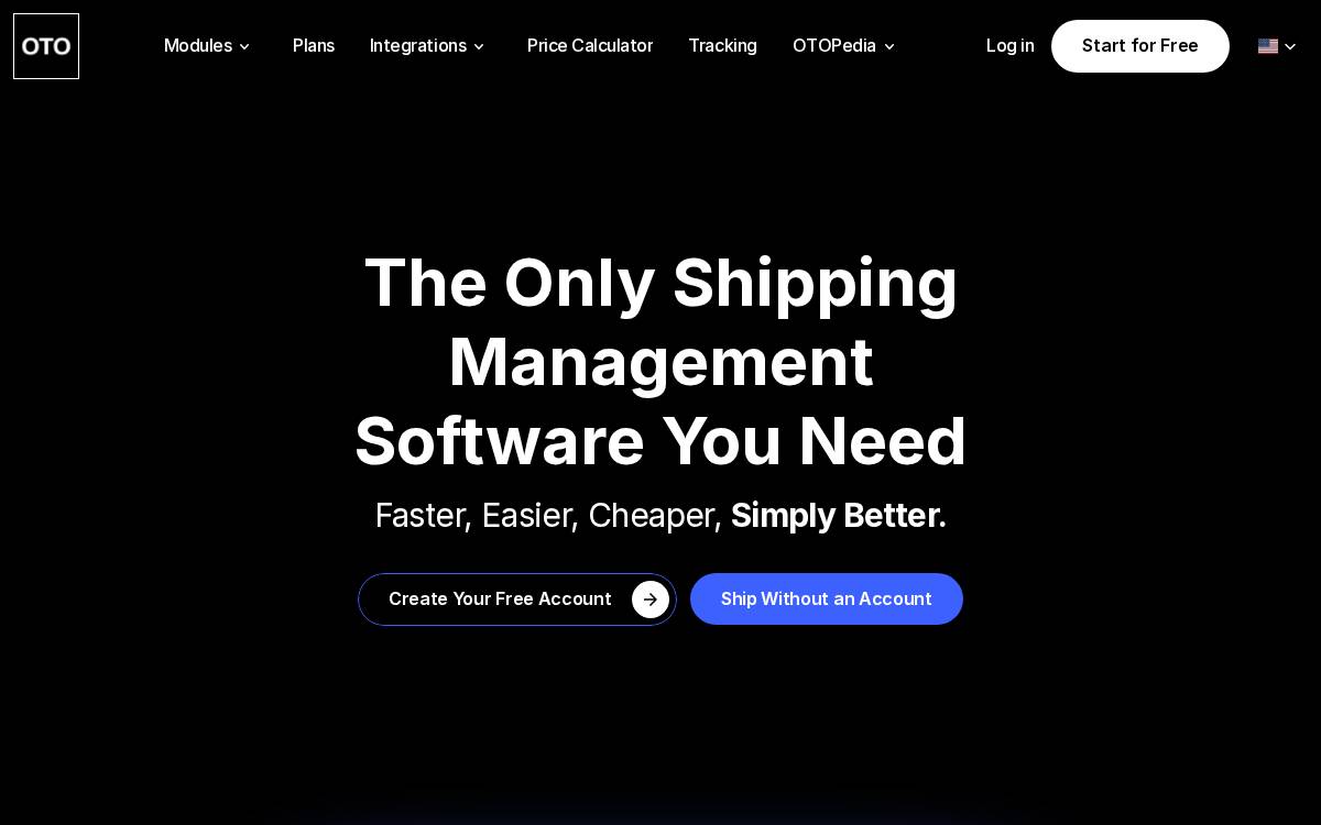 OTO website preview