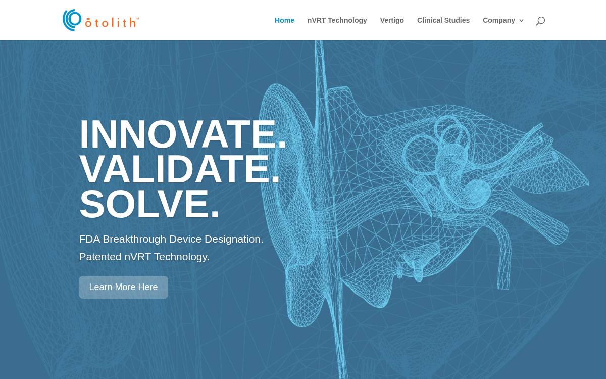 Otolith Medical Devices & Equipment website preview