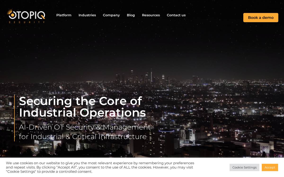 Otopiqsecurity website preview