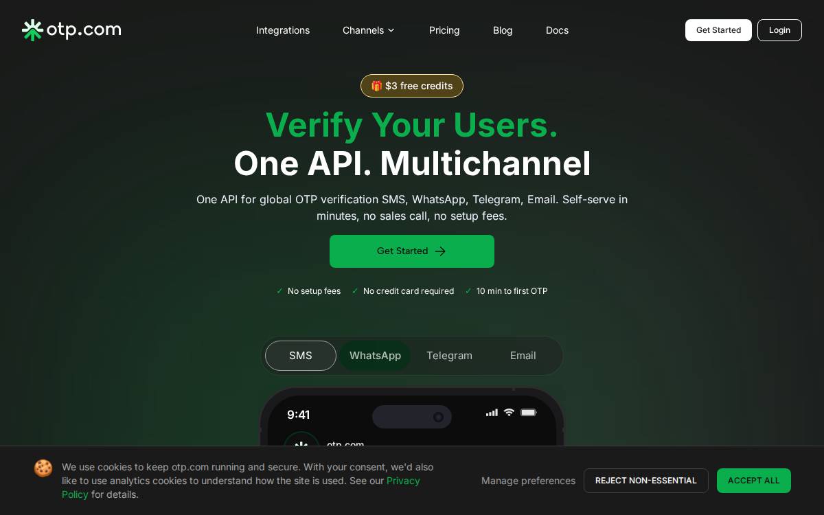 Otp website preview