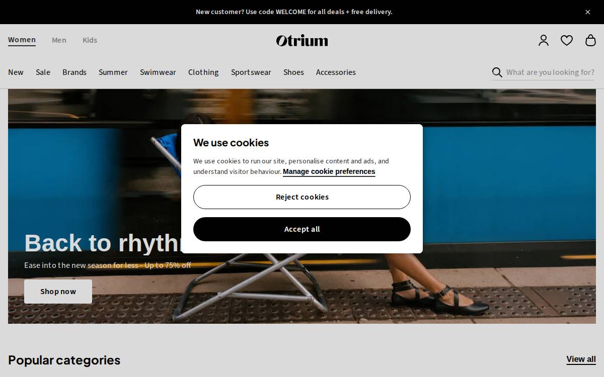 Otrium website preview