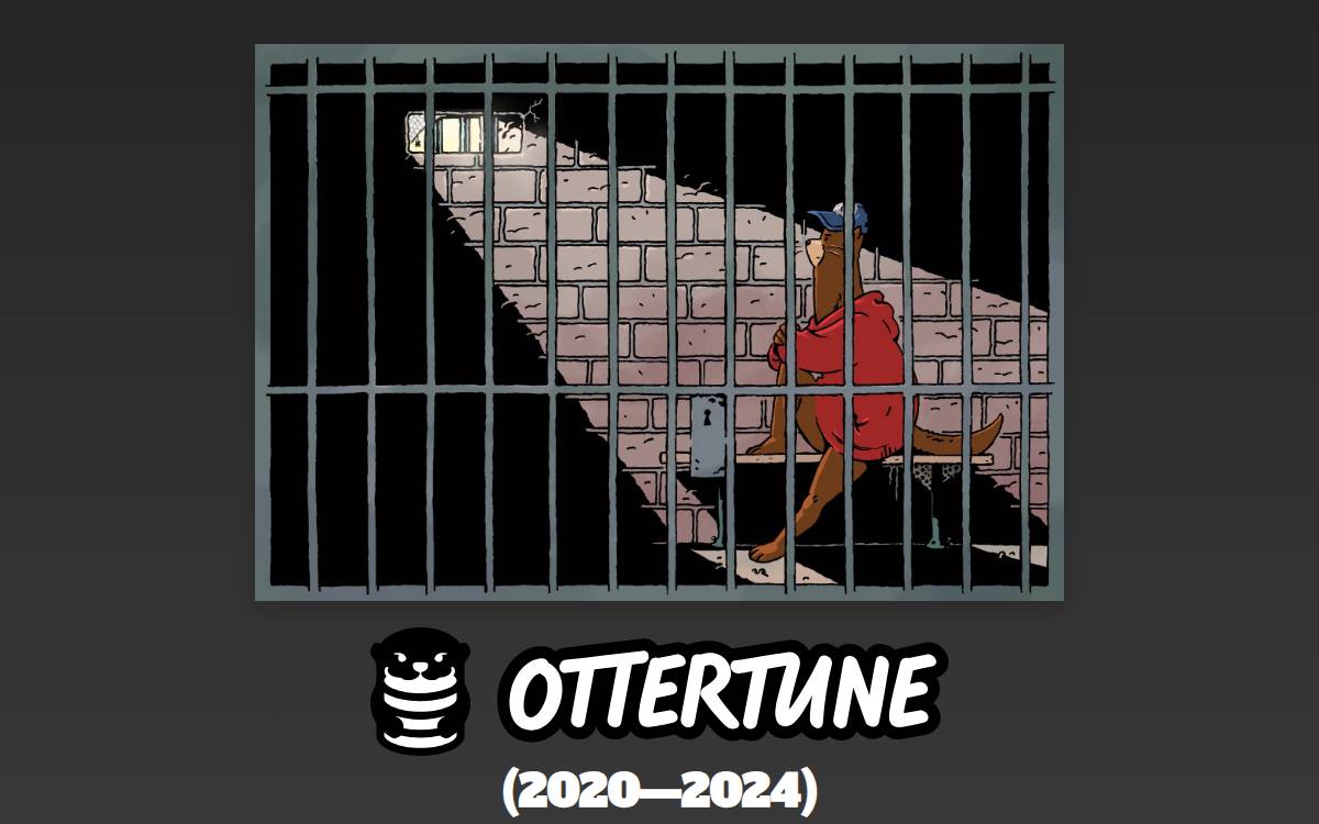 Otter Tune website preview