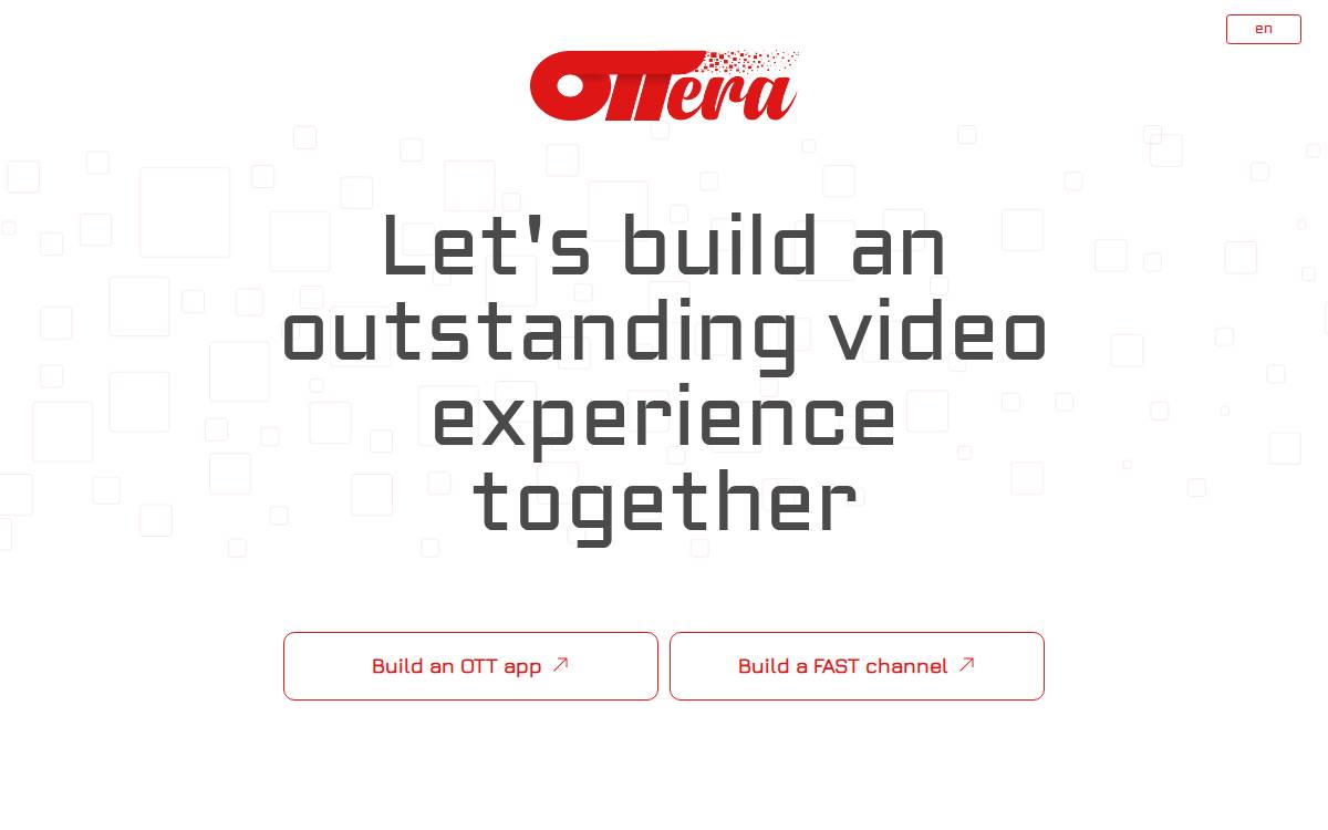 OTTera website preview