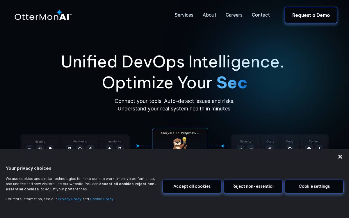 OtterMon website preview