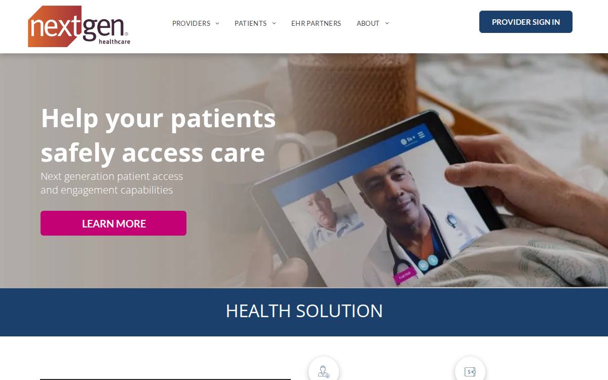 OTTO Health website preview
