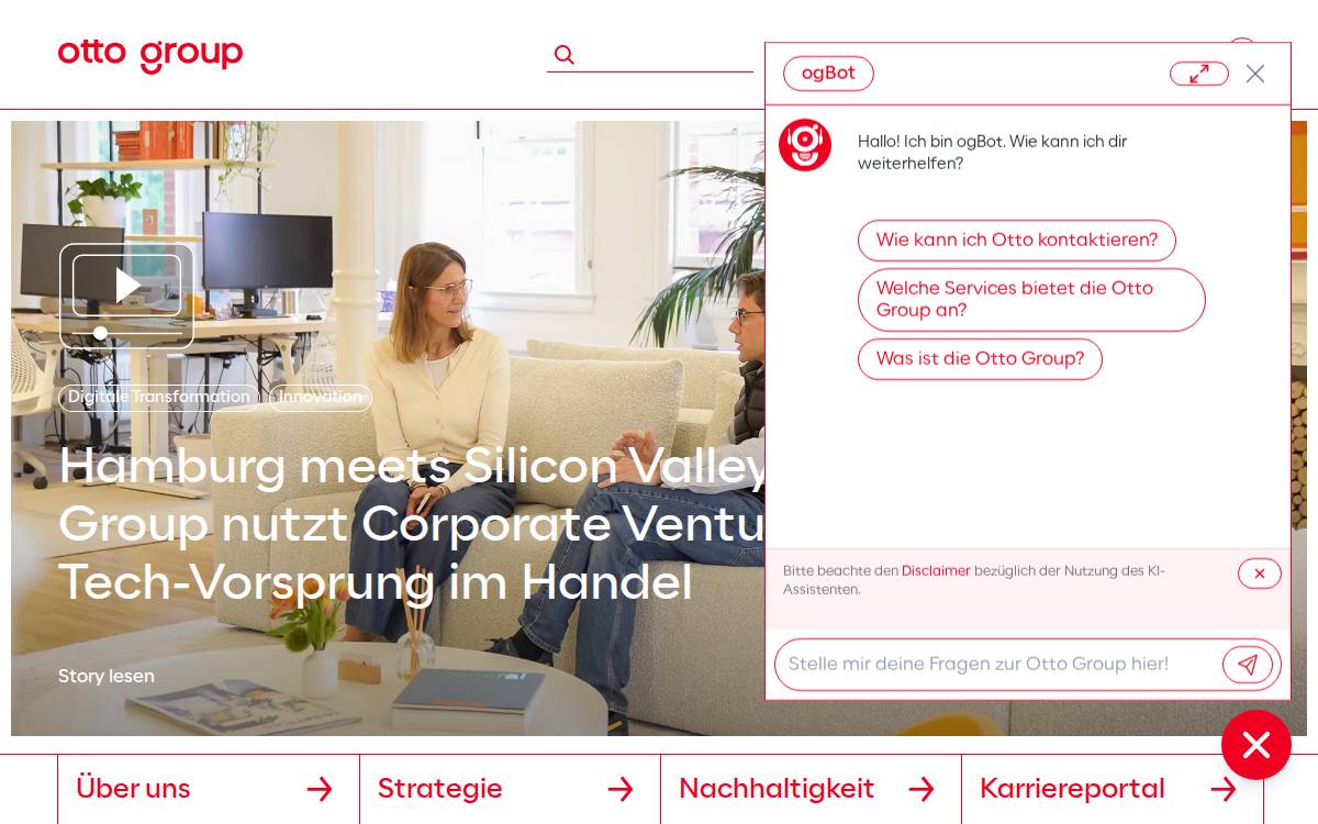 Ottogroup website preview