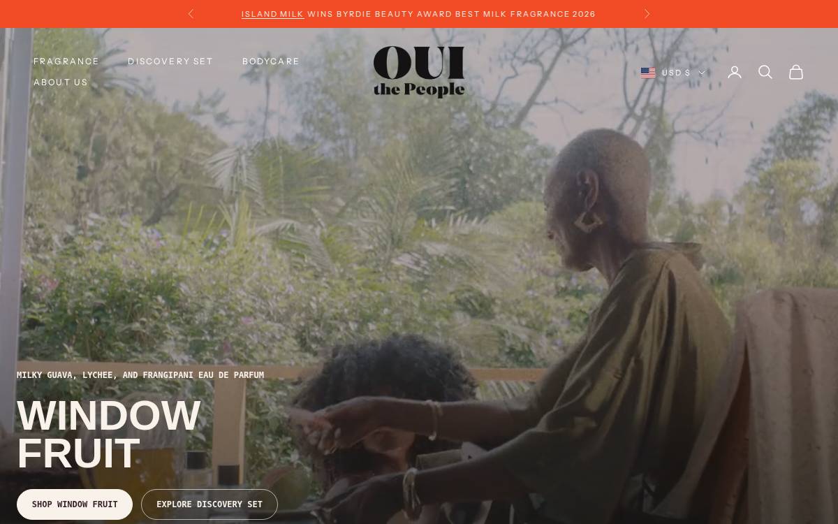 Oui the People website preview