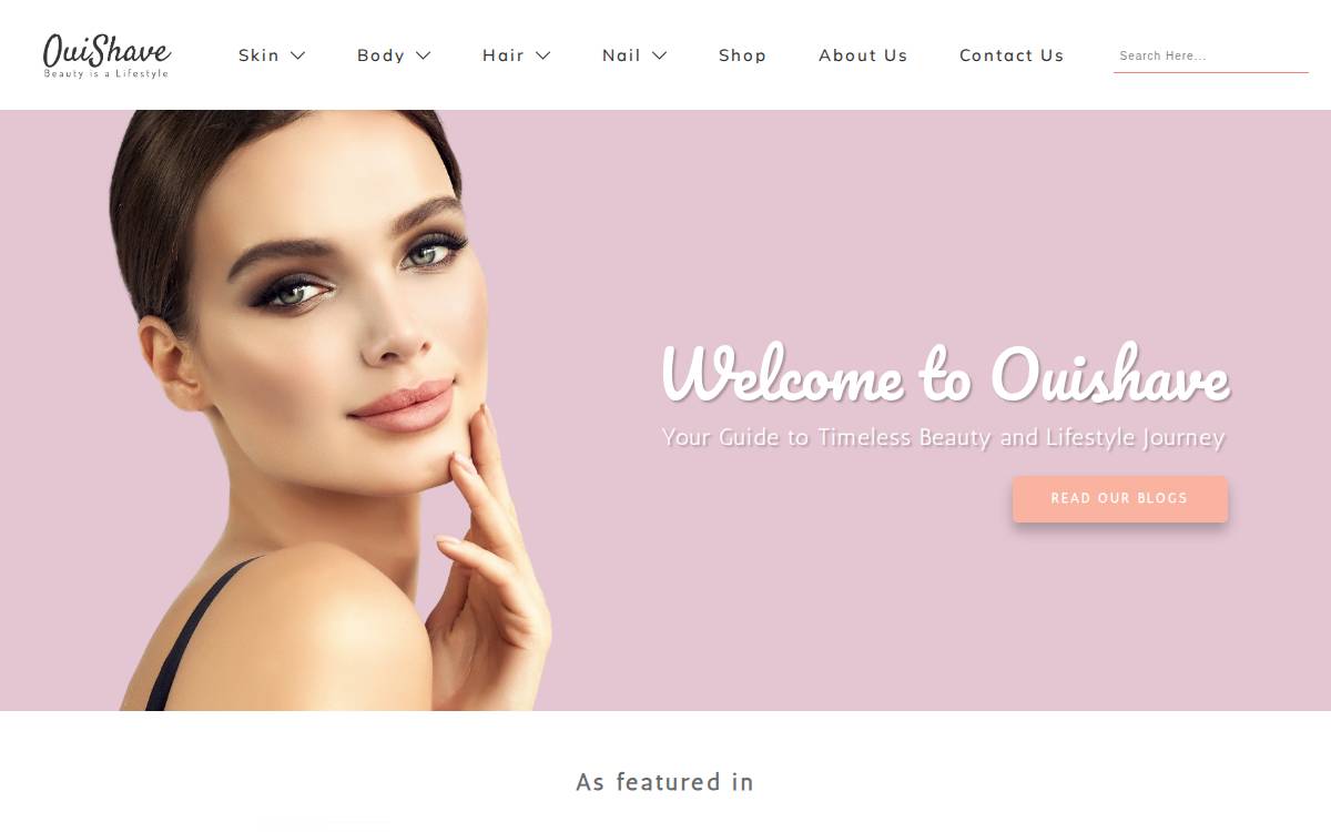 Oui website preview