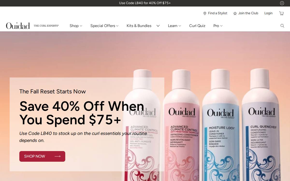Ouidad website preview