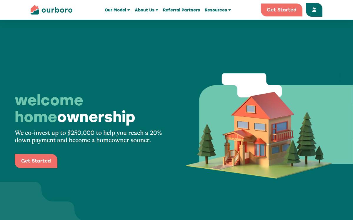Ourboro website preview