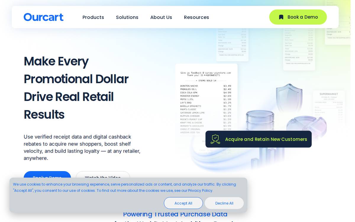 ourcart website preview