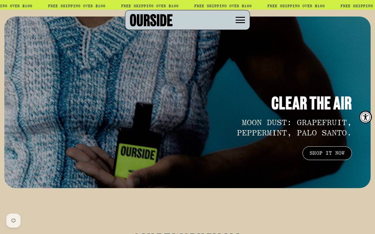 Ourside website preview
