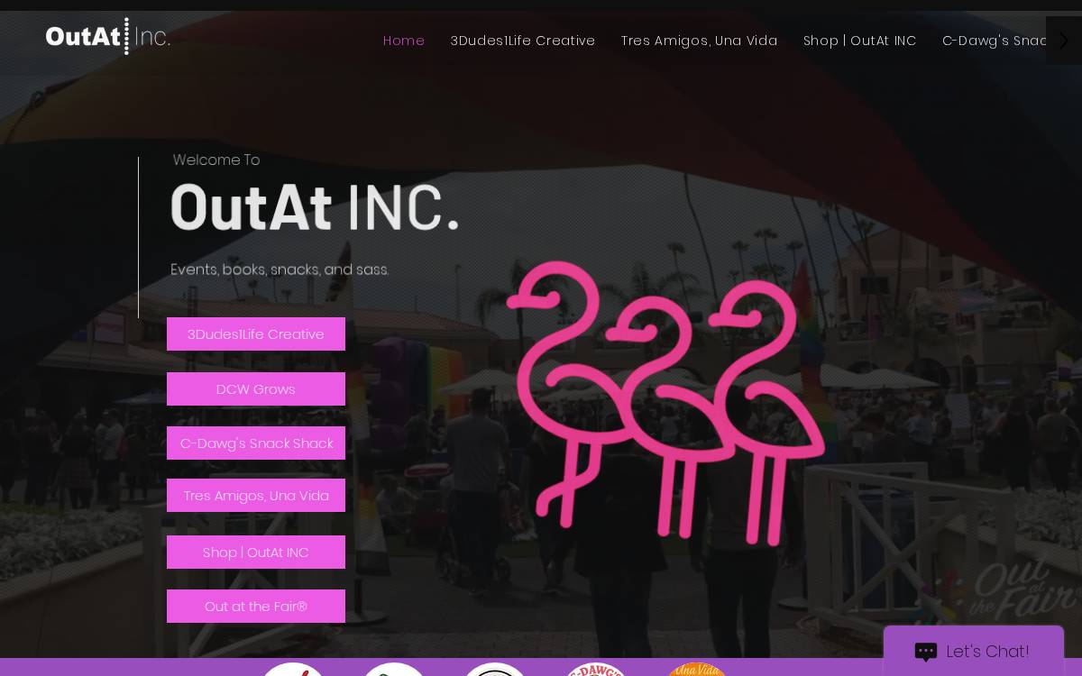 OutAt website preview