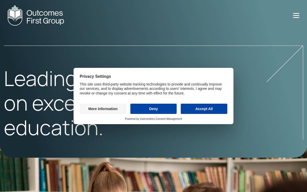 Outcomes First Group website preview