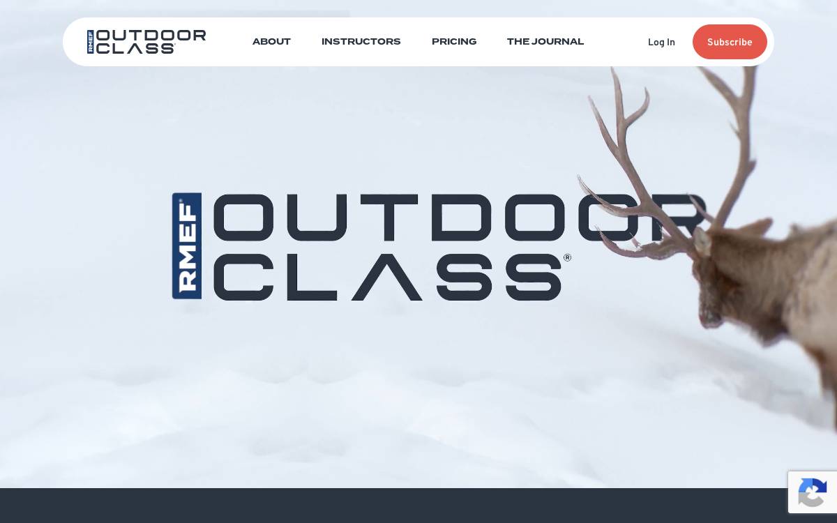 Outdoor Class website preview