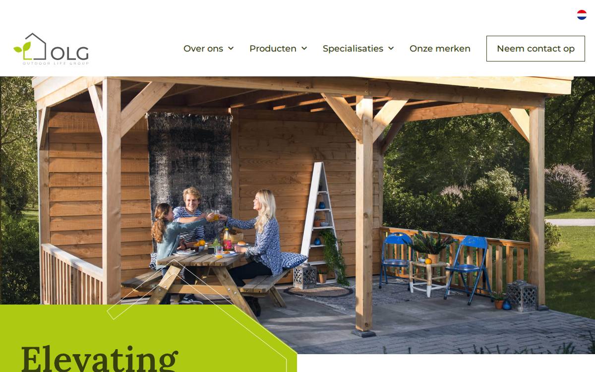 Outdoor Life Group website preview
