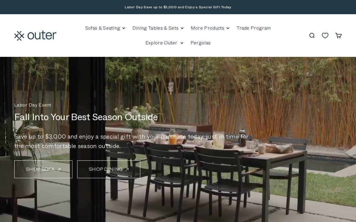 Outer website preview