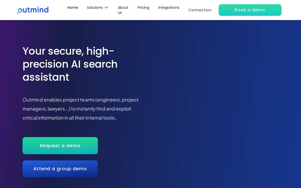 Outmind website preview