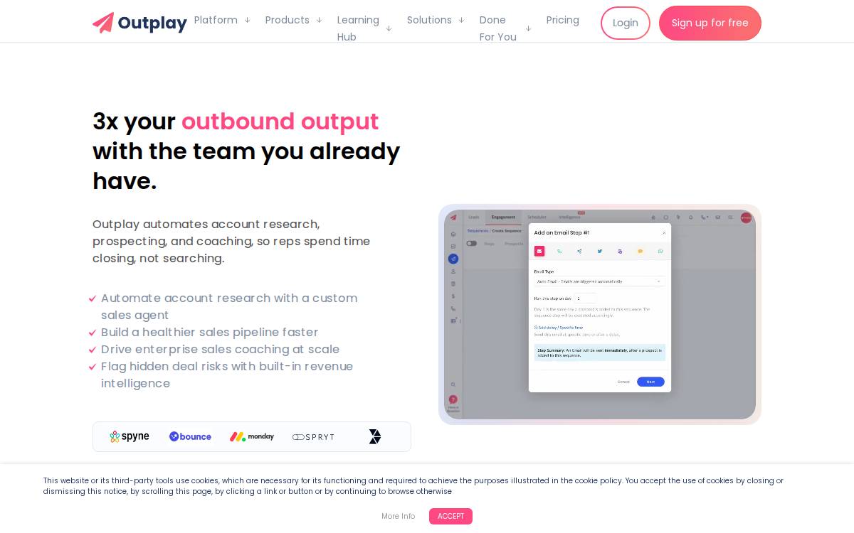 Outplay website preview