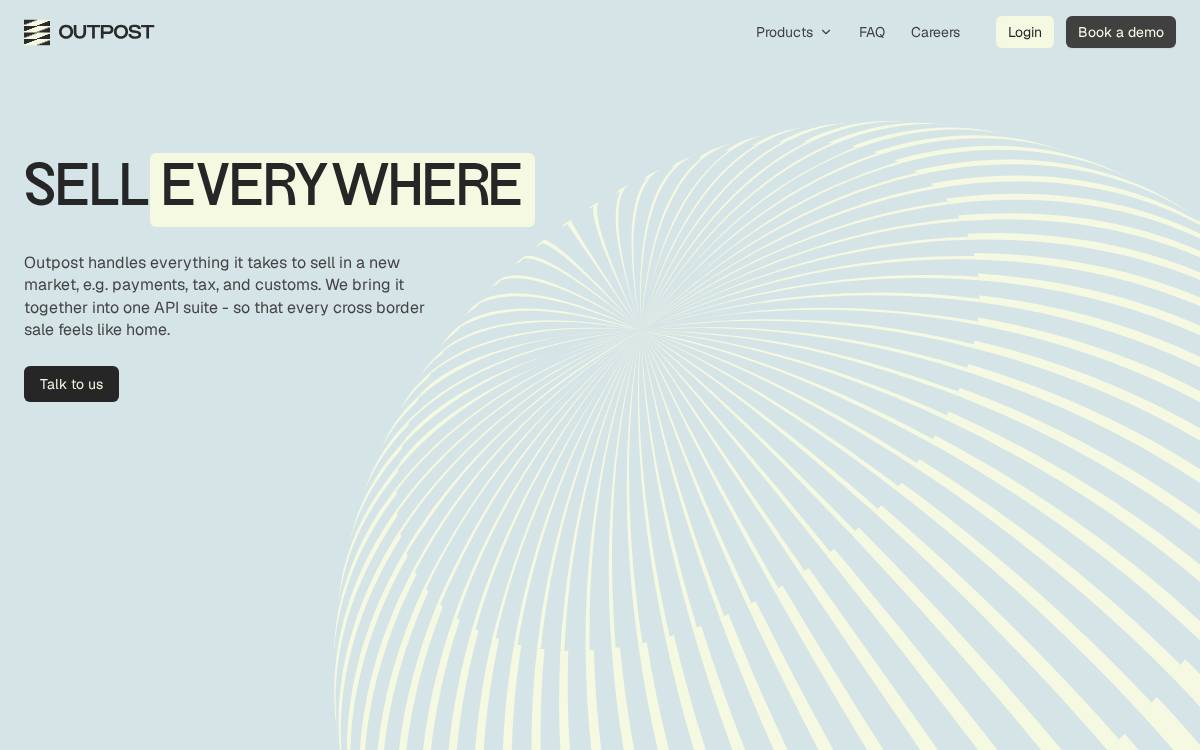 Outpost website preview