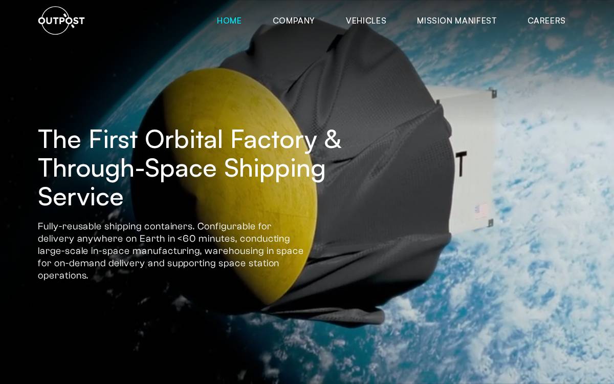 Outpost website preview