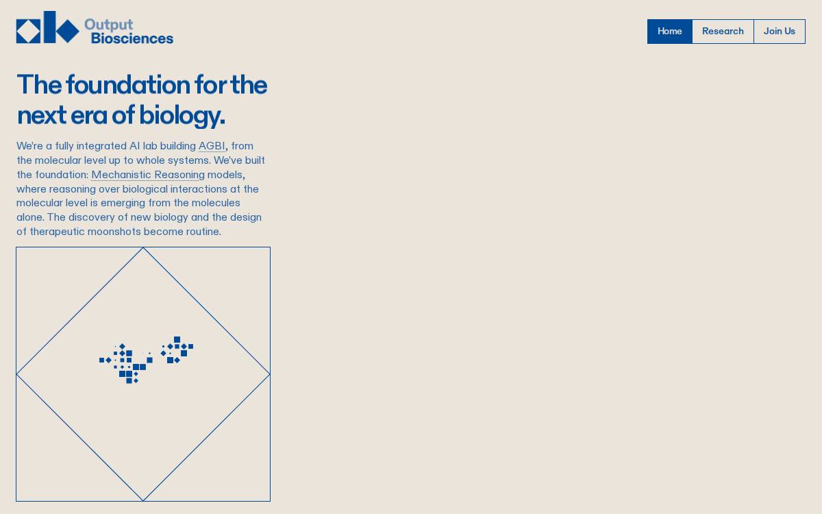 Output Biosciences website preview