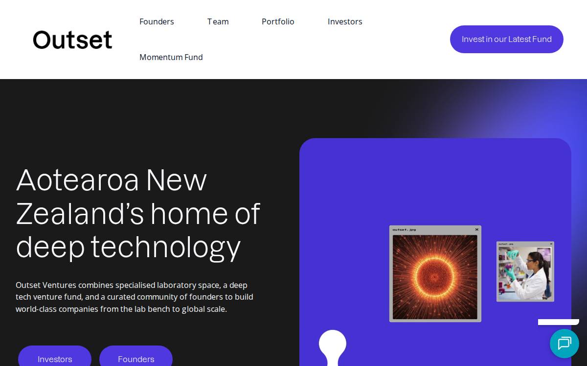 Outset Ventures website preview