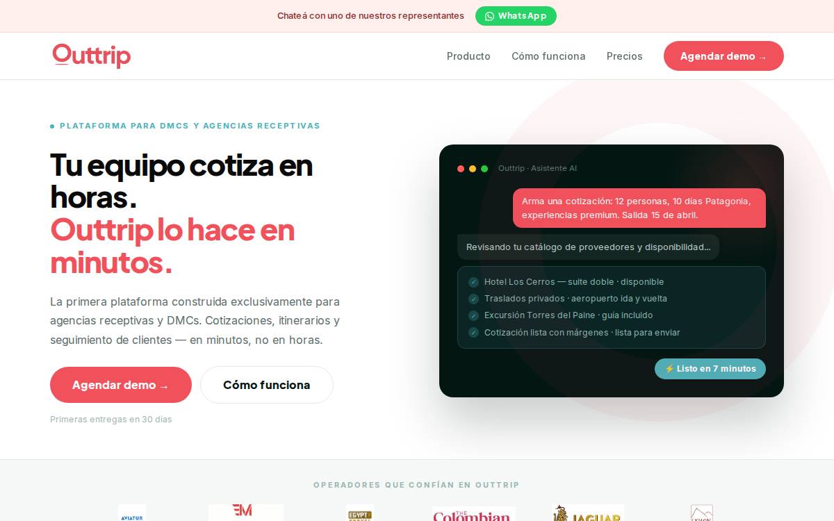 Outtrip website preview
