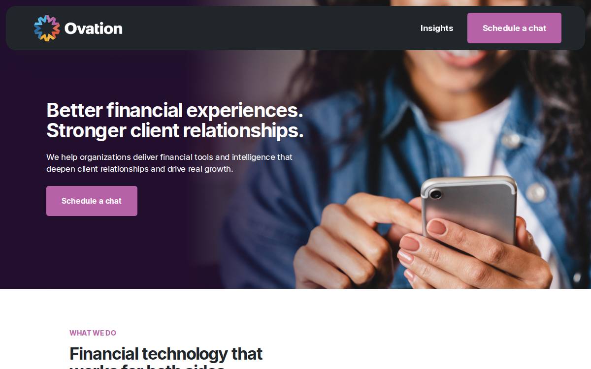 Ovationventures website preview