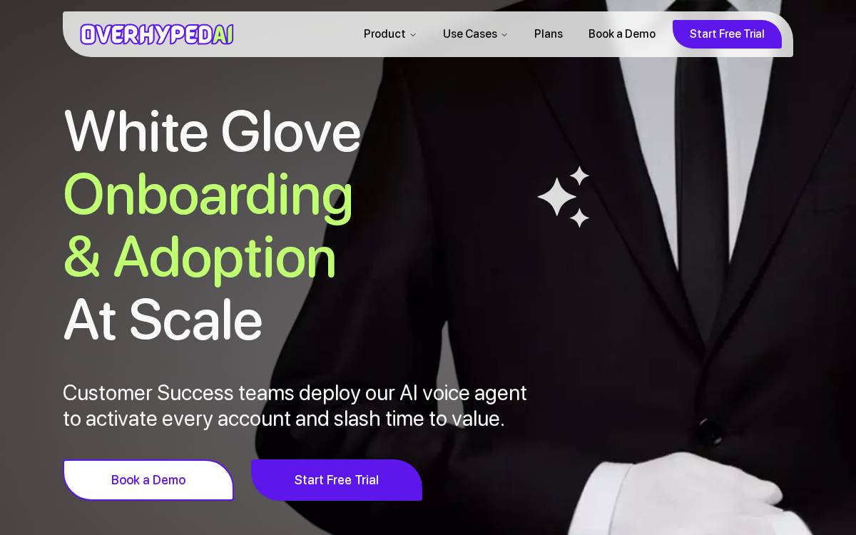Overhyped website preview