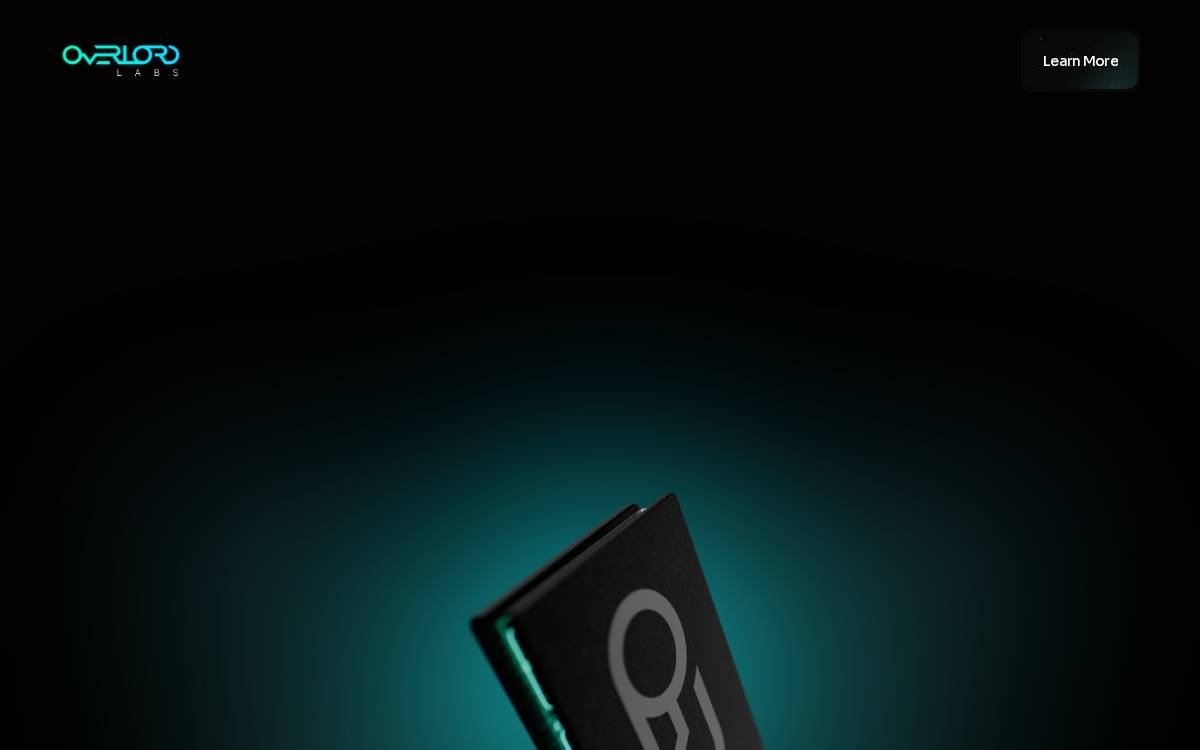 Overlord Labs website preview
