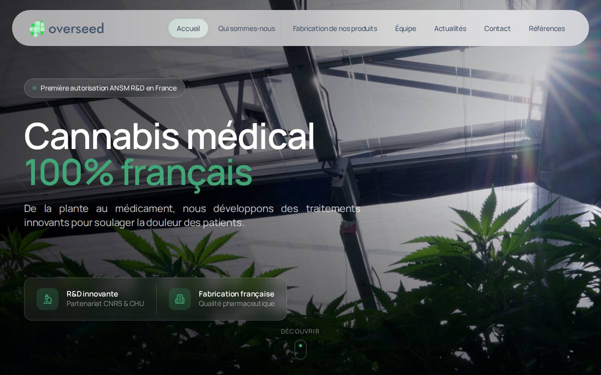 Overseed website preview