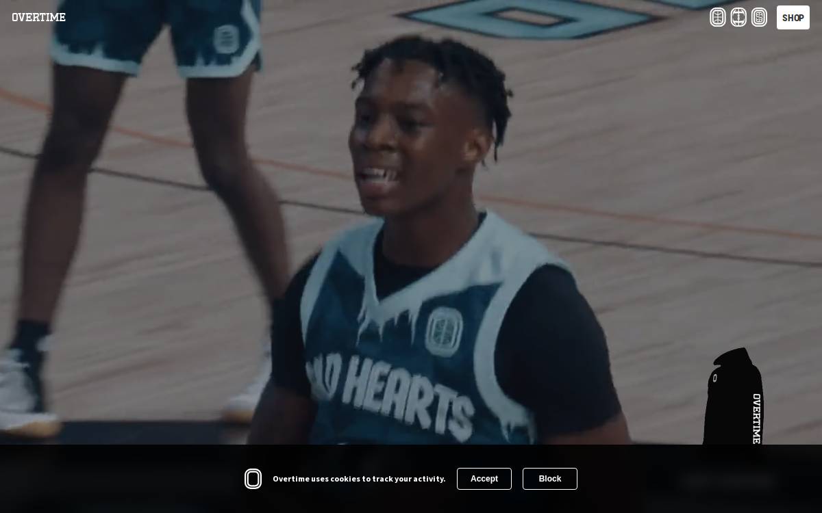 Overtime website preview